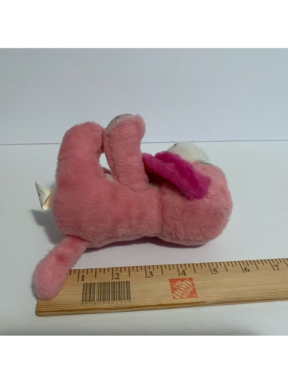 Russ Puppy Dog Sophia Plush Lil Peepers Lovey Stuffed Animal Pink White Big Eyes - Picture 4 of 4